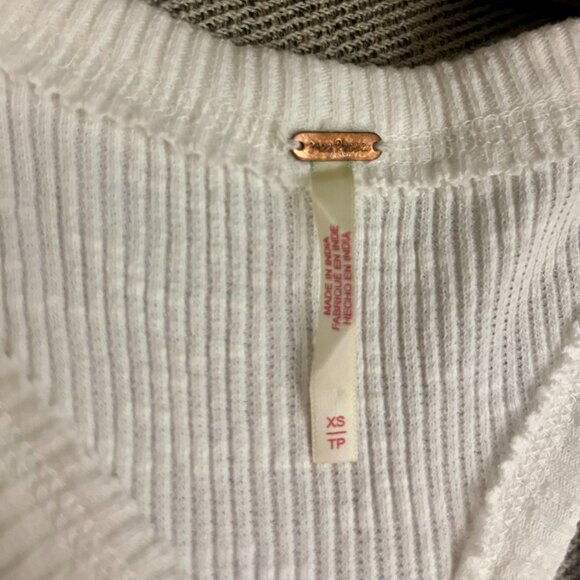 Free People White Linen Wrap-Around Tank - Picture 4 of 6